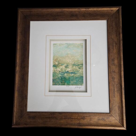 Ethan Harper Signed Limited Edition Print 541/1950 Abstract Ocean Framed Art - Picture 1 of 6